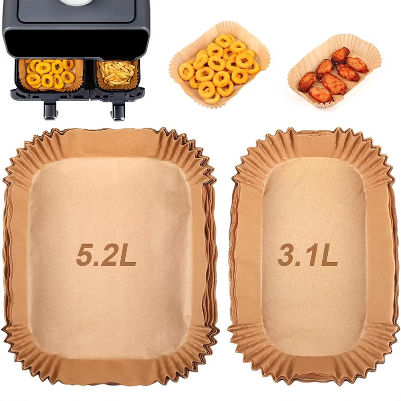 Hotwav Tablet Accessories - Forros de papel retangulares para fritadeira