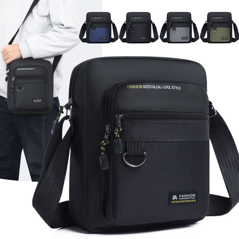 Tablet Shoulder Bag - Moda masculina casual oxford bolsa de