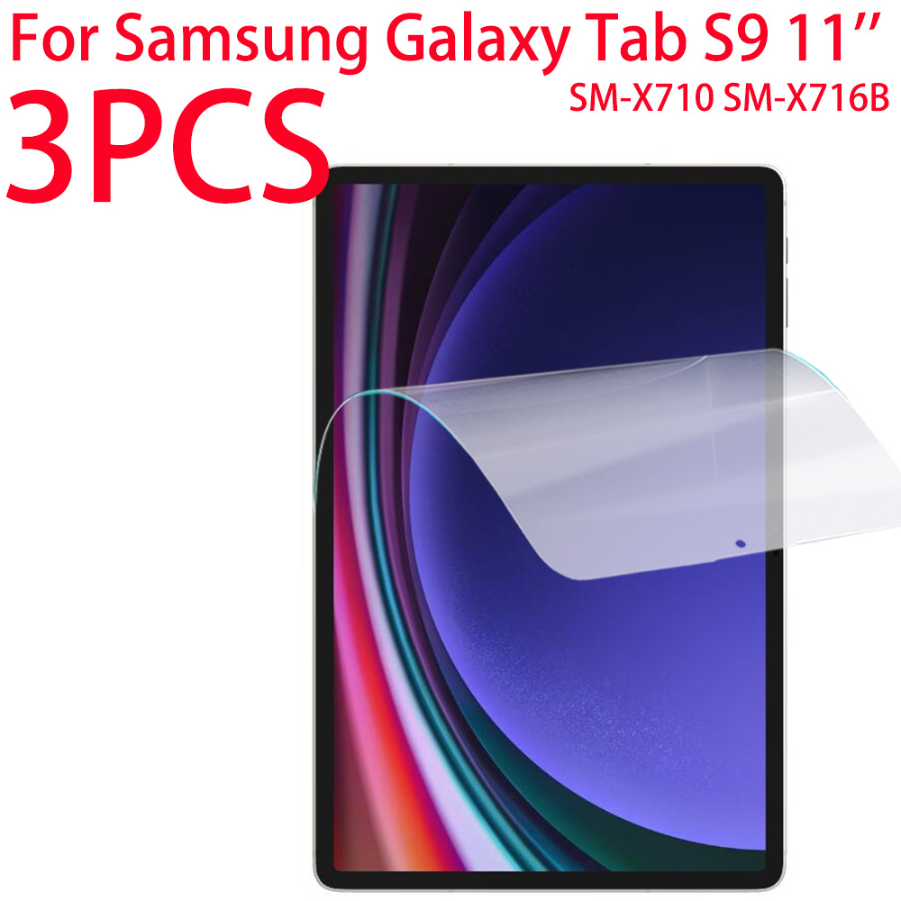 Galaxy Tablet Accessories - 3 pacotes pet filme macio protetor