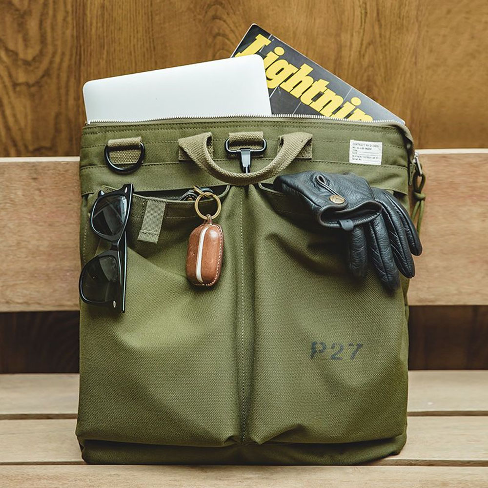 Tablet Shoulder Bag - Bolsa de Ombro Funcional Retro para