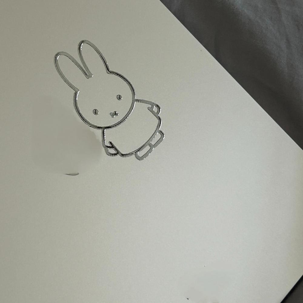 Tablet Accessories For Students - Adesivos de metal do coelho Miffy,