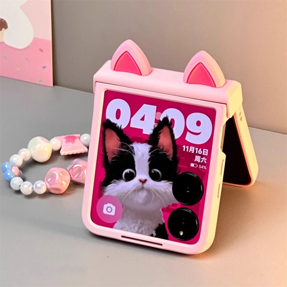 Motorola Tablet Accessories - Capa Protetora Articulada Rosa Fofa Estilo
