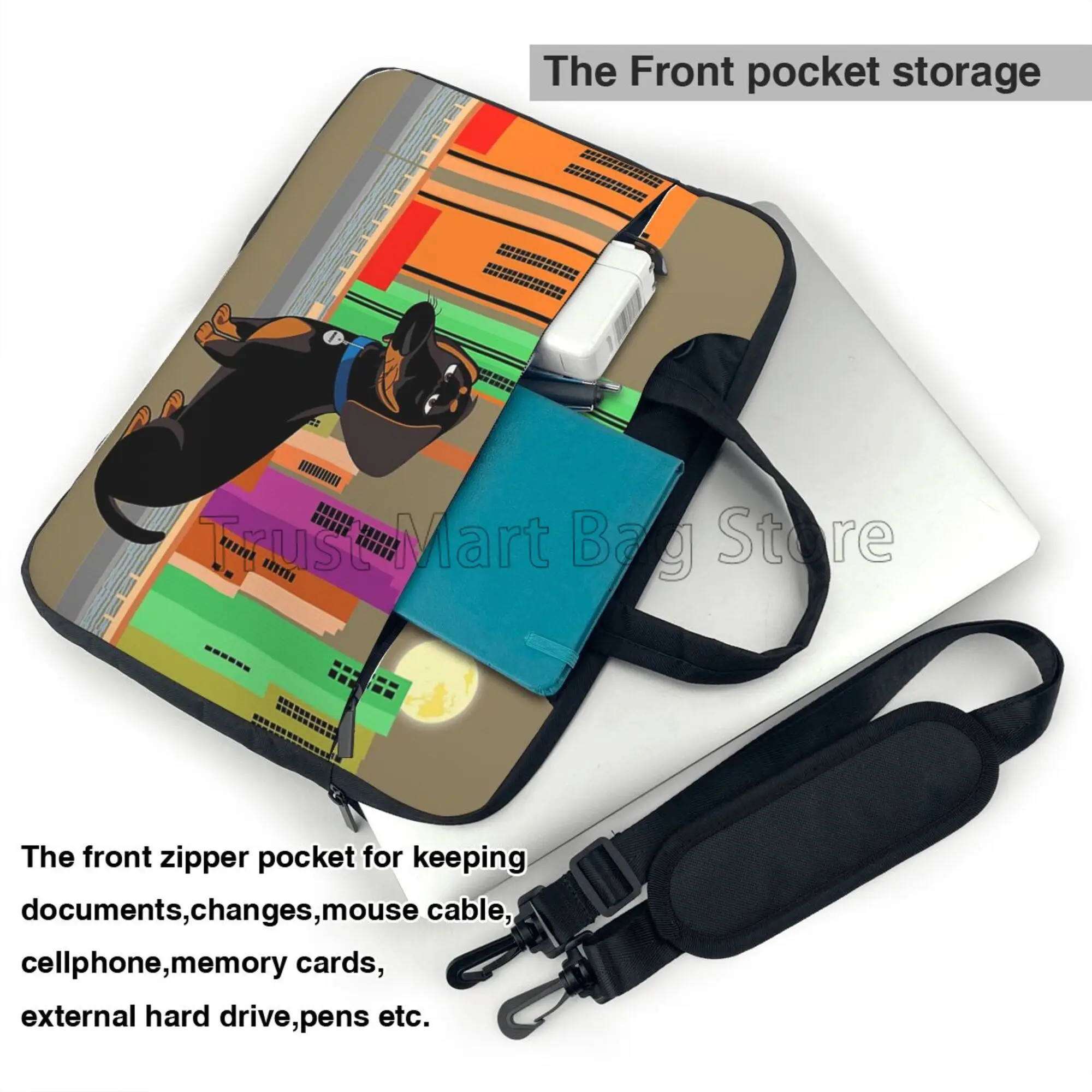 Dachshund Imprimir Laptop Bols - Tablet Shoulder Bag avaliação e preço
