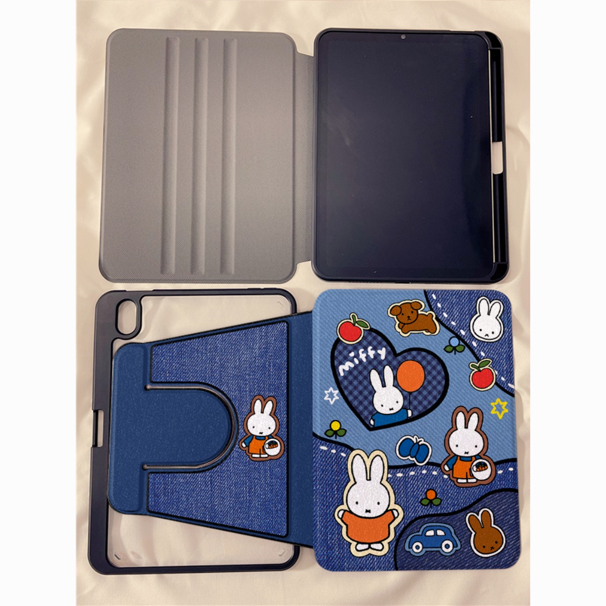 Kawaii miffy coelho tablet cas - Boox Tablet Accessories avaliação e preço
