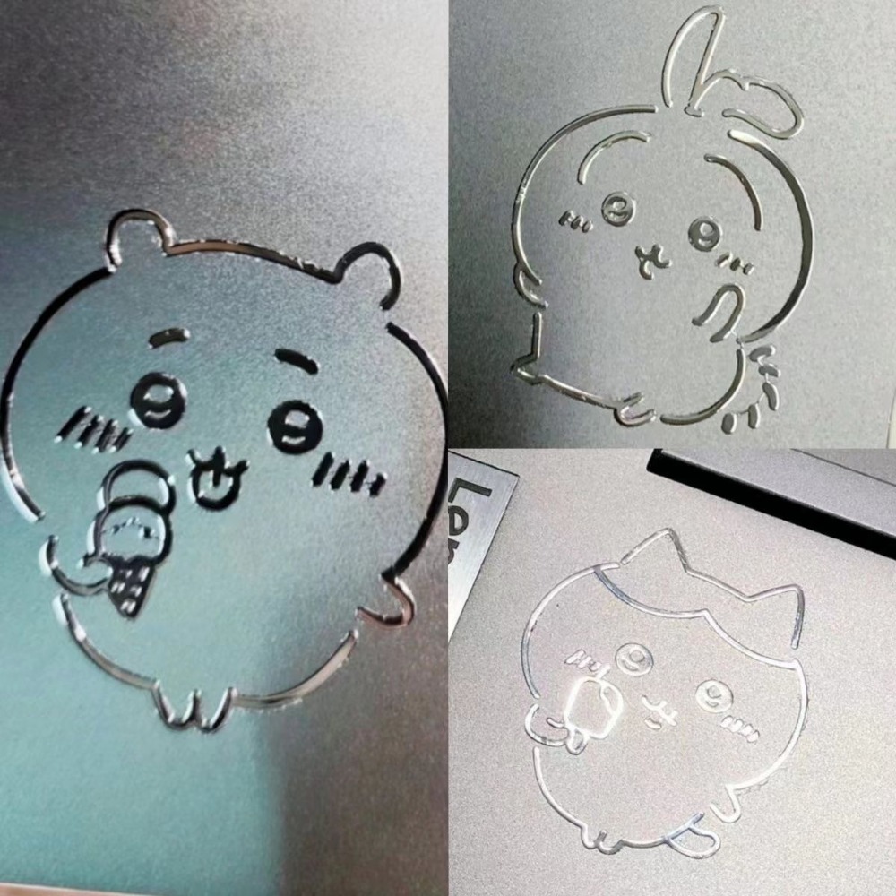 Adesivos Metálicos 3D Chiikawa - Tablet Accessories For Students avaliação e preço