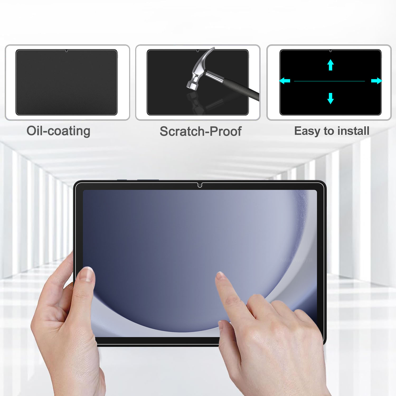 2 peças hd protetor de tela à  - Galaxy Tablet Accessories avaliação e preço