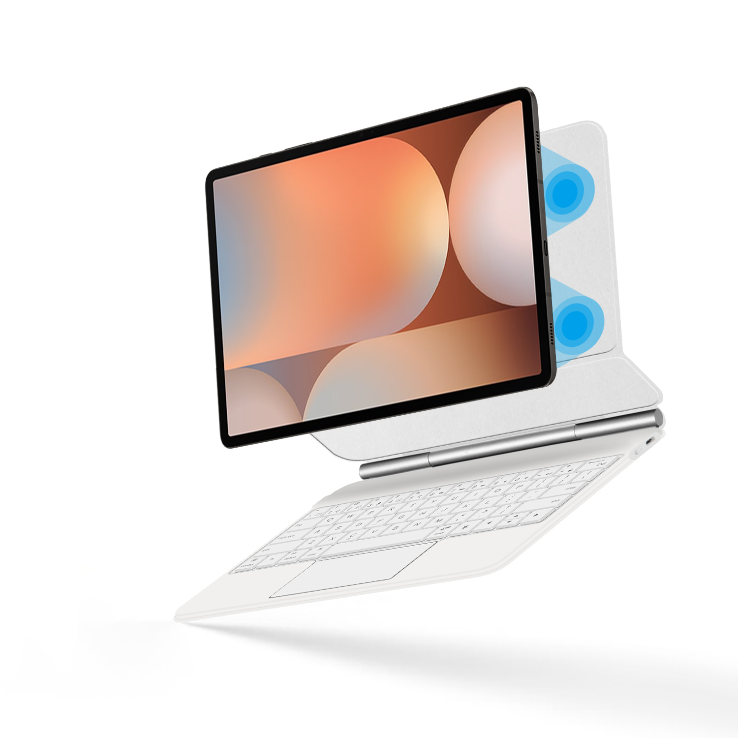 Teclado mágico para samsung ga - Galaxy Tablet Accessories avaliação e preço