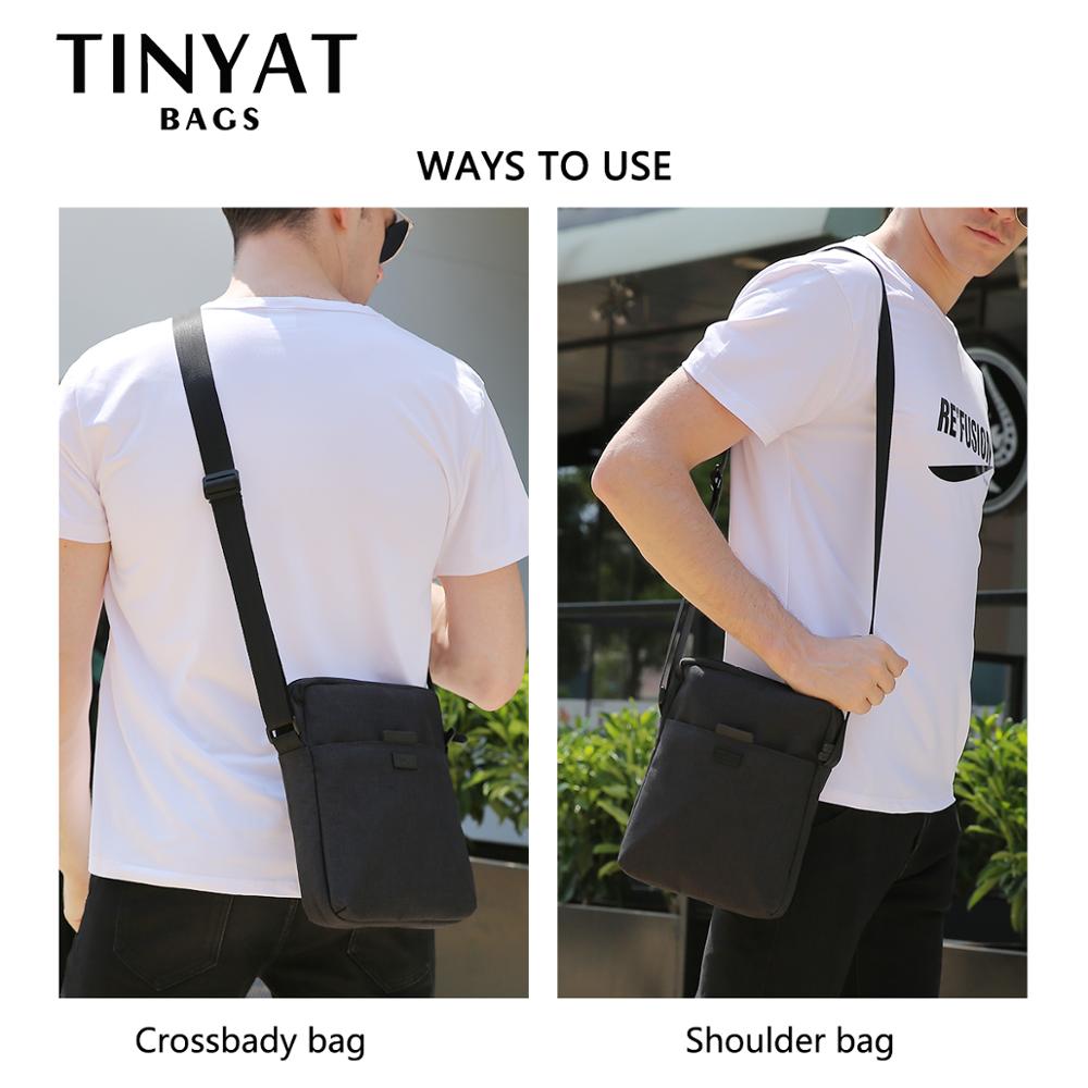 TINYAT Luz dos homens de Lona  - Tablet Shoulder Bag avaliação e preço