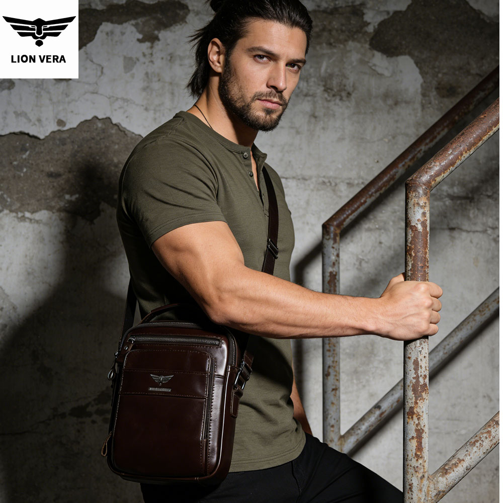 Bolsa de Ombro Masculina LION  - Tablet Shoulder Bag avaliação e preço
