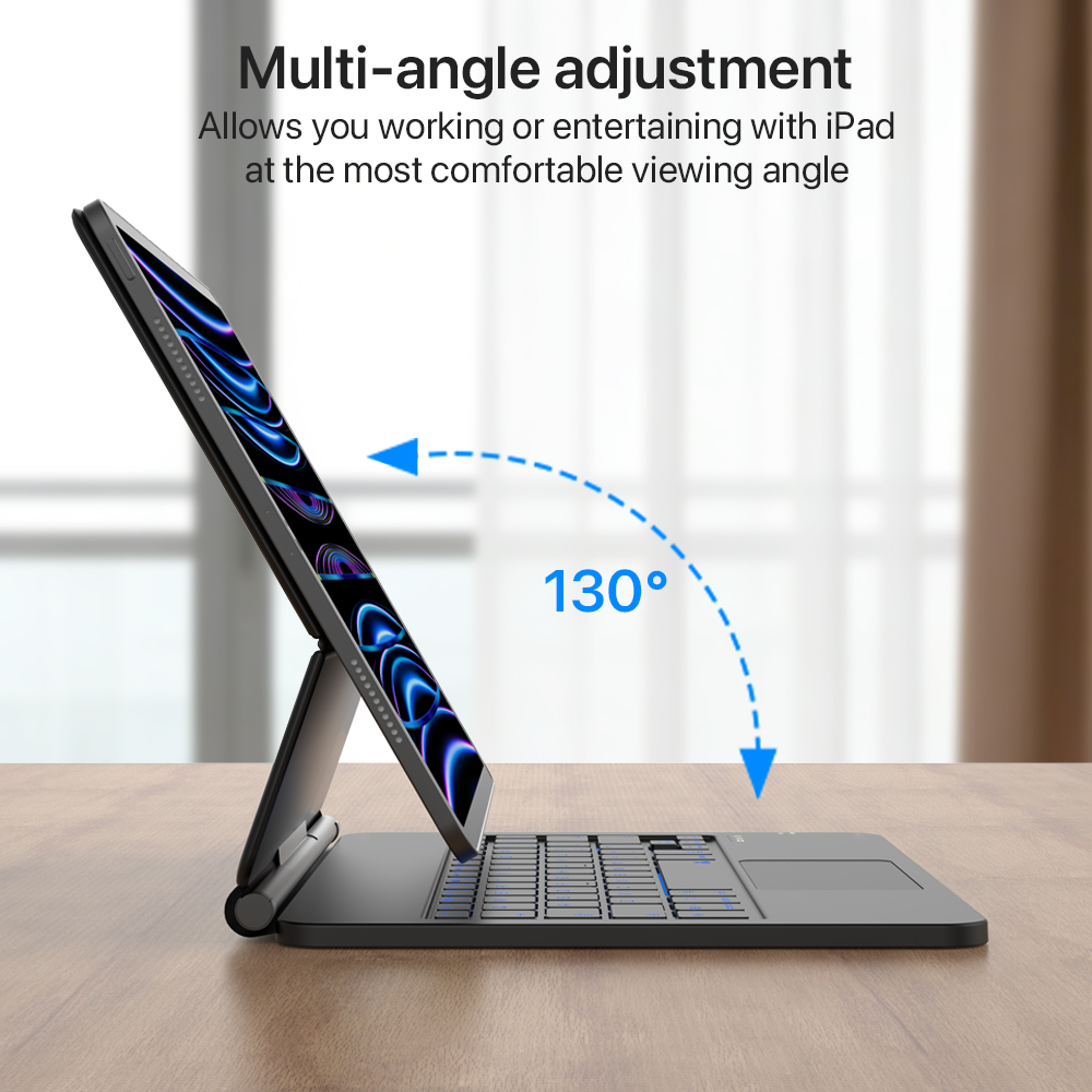 Teclado Mágico com Painel Touc - Tablet Accessories Case avaliação e preço