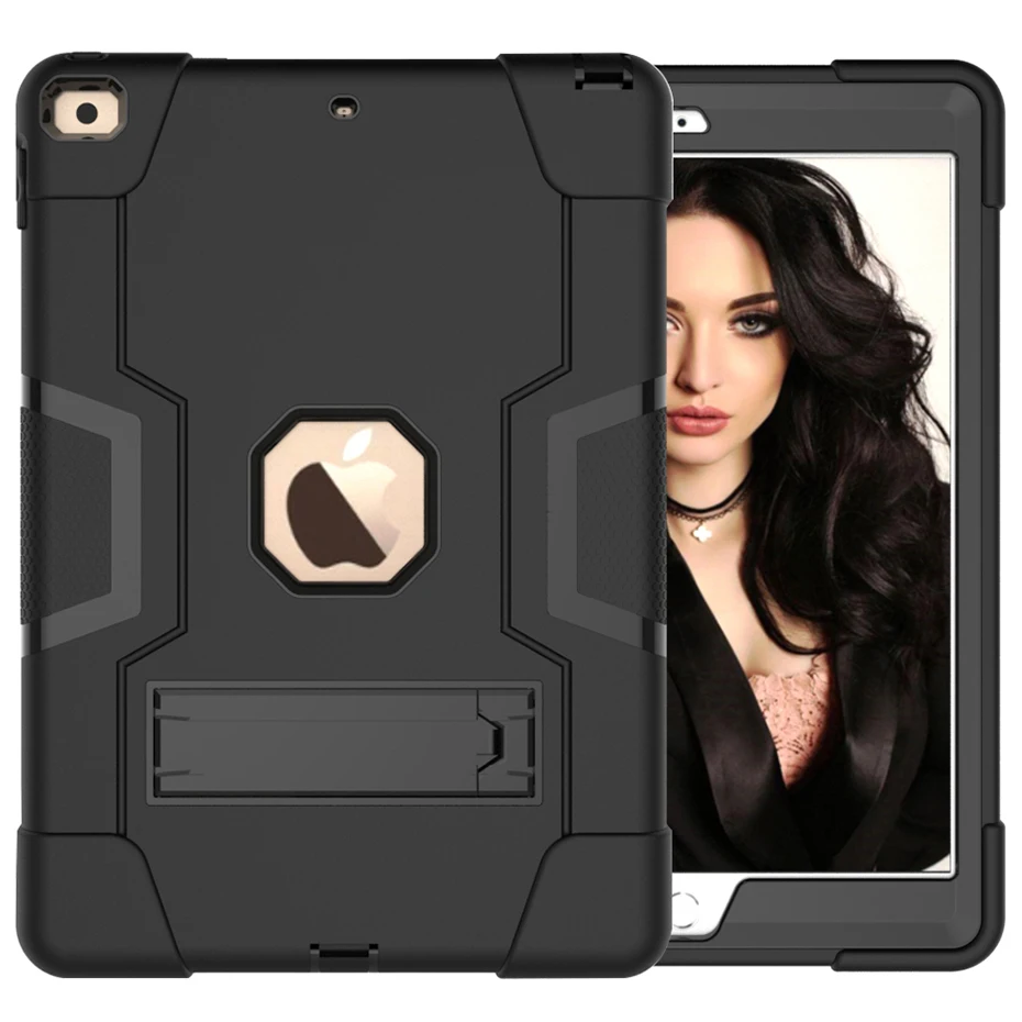 Armadura suporte à prova de ch - Ipad Cover Folio avaliação e preço