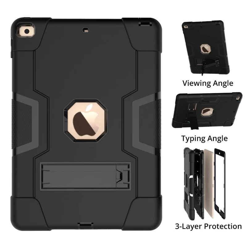 Armadura suporte à prova de ch - Ipad Cover Folio avaliação e preço