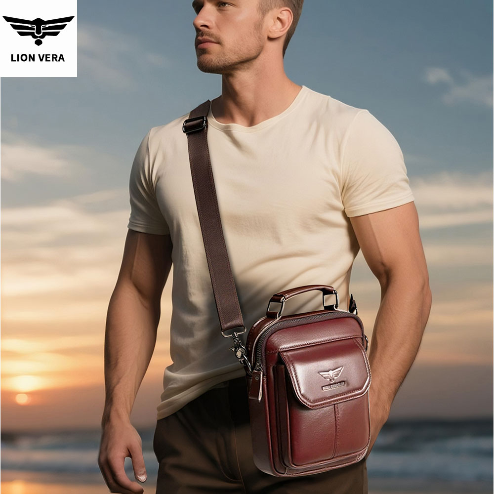 Bolsa de Ombro Masculina LION  - Tablet Shoulder Bag avaliação e preço
