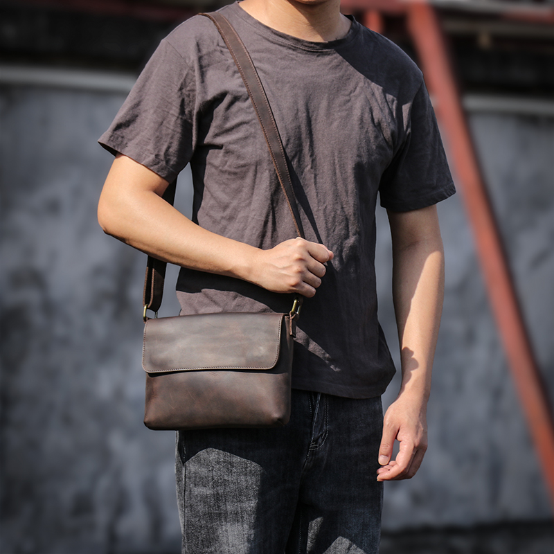 GURO-Bolsa de Ombro de couro g - Tablet Shoulder Bag avaliação e preço