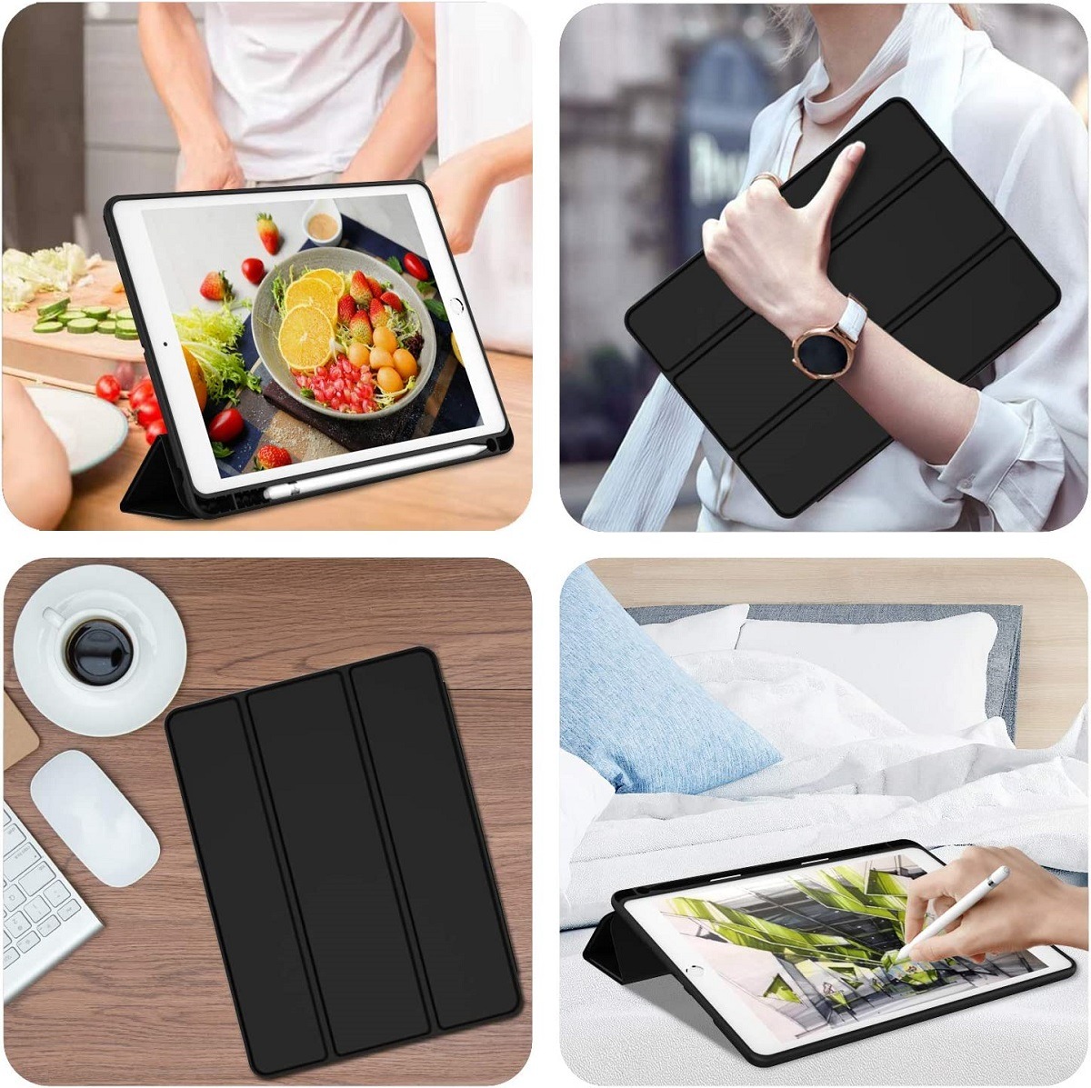 Com suporte de lápis funda par - Ipad Cover Folio avaliação e preço