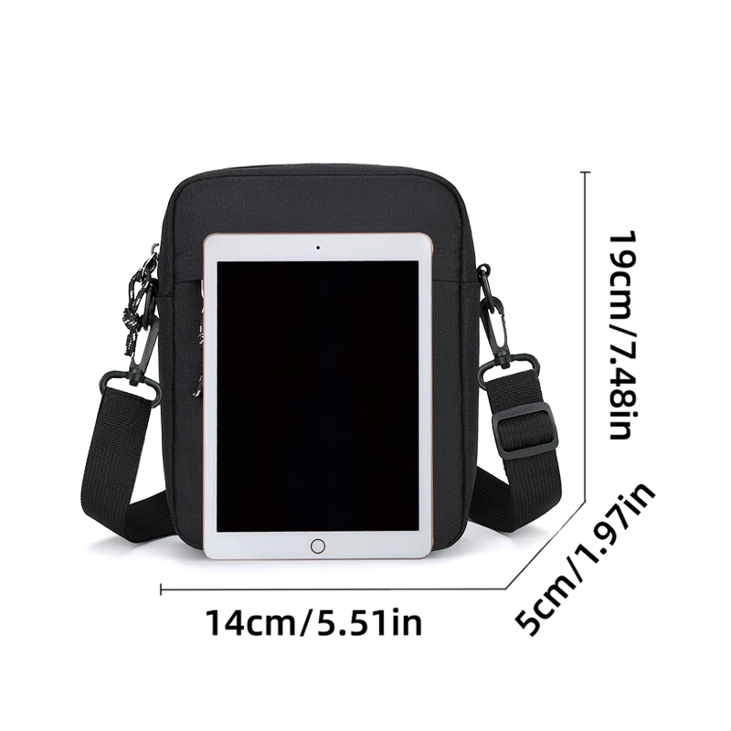 Bolsa transversal quadrada sim - Tablet Shoulder Bag avaliação e preço